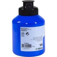 Flacon 500ml Peinture Acrylique Studio Bleu Cobalt Opaque Imitation - PÉBÉO