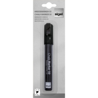 Marqueur craie liquide Pte biseautée 1-5mm Noir - Sigel