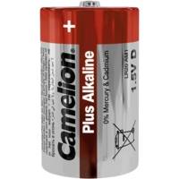 Pack 2 piles Plus Alcaline LR20 D 21000mA - CAMELION