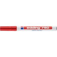 Marqueur Peinture 780 Corps Alu Pointe Fine Rouge 0,8 mm - EDDING