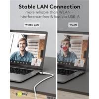 Câble Ethernet USB-A 3.0 vers RJ45, 1,5 m - GOOBAY