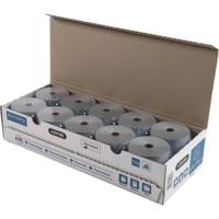 Pack de 10 bobines thermiques Safecontact, 80 mm x 76 m, gris - EXACOMPTA