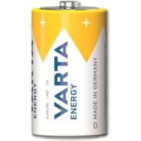 Pack de 2 piles alcalines Energy D (LR20) 1,5V - VARTA