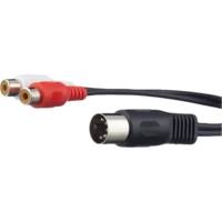 Câble Adaptateur DIN 5 pin / 2xRCA 0.2 m - GOOBAY