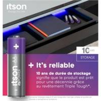 Pack de 10 Piles Alcalines LR6/AA 1,5V ItsPOWER - ITSON