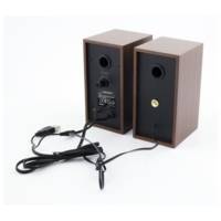 Haut-parleurs Folk EP122 2.0 6W Bois Marron - ESPERANZA