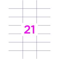 Boite de 2100 étiquettes multi-usage blanches 70X42mm OS43652 - AVERY