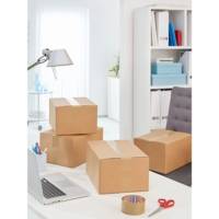 Dévidoir manuel d'emballage "Pack" + 1 rouleau havane inclus 66 m x 50 mm - TESA