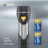 Lampe de Poche 14 LEDs Inclus 2 Piles Longlife Power D LR20 - VARTA