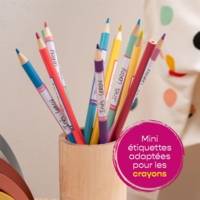 Sachet de 30 étiquettes stylos motifs magie - 50 x 10 mm - AVERY