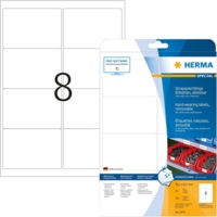 Etui de 160 Etiquettes Film SPECIAL 99,1 x 67,7 mm Enlevable Resistante - HERMA