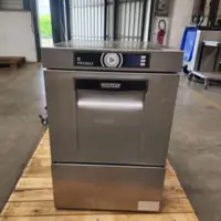 Lave-verre - 400x400mm (Panier laverie) - Surpresseur de rinçage, Pompe de vidange, Doseur de lavage intégré, Doseur de rinçage intégré - GCP10A - Hobart