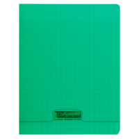 Cahier séyès 96 pages, 17 x 22cm, vert - Clairefontaine