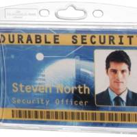 Boîte 10 Portes-carte fermés 2 cartes, perforés sans attache L8,5 x H 5,4 cm - DURABLE