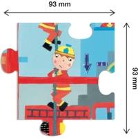 Puzzle "Caserne de pompiers", 24 pièces - AGIPA