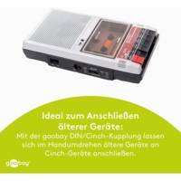 Câble Adaptateur DIN 5 pin / 2xRCA 0.2 m - GOOBAY