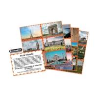Lot de 120 bons points - Les monuments et paysages - CLEOPATRE