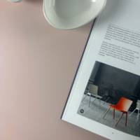 Plateau de table rond Rose poudré - RestooTab