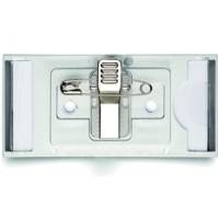 Boite de 25 badges combi Epingle et pince Clickfold 5,4X9 cm - DURABLE