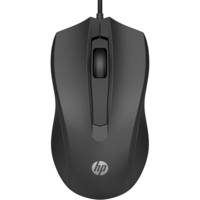 Souris Mouse 100 Optique Filaire USB 1600 Dpi Noire - HP