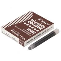 Boite de 6 Cartouches d'encre pour stylo Parallel Pen Sepia - Pilot