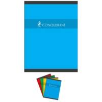 Cahier 24x32cm 48 Pages 70g Agrafées uni Couverture Carte Coloris Aléatoires - Conquérant