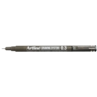 Feutre Drawing System pointe 0,3 mm noir - Artline