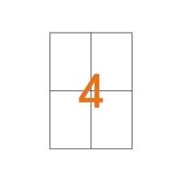 Boite de 500 Feuilles A4 2000 étiquettes Multi-usages Permanent 105x148 mm Blanc - APLI-AGIPA