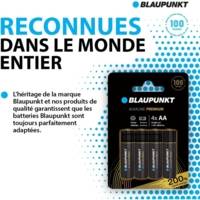Piles AA alcalines PREMIUM, paquet de 4 - BLAUPUNKT