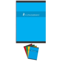Cahier broché A4 192p70g Conquerant séyès grand carreaux coloris aléatoires - Conquérant