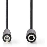 Câble Audio Stéréo 3,5 mm Mâle - 3,5 mm Femelle 3,0 m Noir - NEDIS