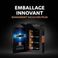 Pack 12 Piles Alcalines Optimum MN2400 AAA LR03 100% ExtraLife - DURACELL