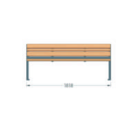 Banc Ellipson 3 places - Husson