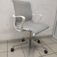 Lot de 2 fauteuils SETU Herman MILLER tout tissu crossing à roulettes reconditionné