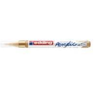 Marqueur Acrylique 5300 PointeFine Or précieux 1-2 mm - EDDING