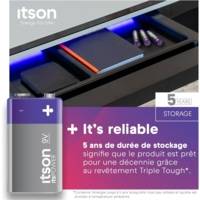 Pile Alcaline 9V/6LR61 ItsPOWER - ITSON