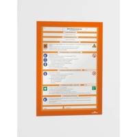 Sachet 2 Cadres D'affichage DURAFRAME® A4 Dos Adhésif Orange - DURABLE