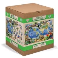 Puzzle en Bois CARTE DU ROYAUME DES ANIMAUX XL - WOODEN CITY