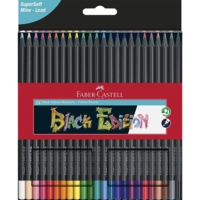 Étui de 24 Crayon de couleur Black Edition - Faber-Castell