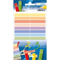 Etui 60 étiquettes pour crayons HOME 40 x 46 mm couleurs assorties - HERMA