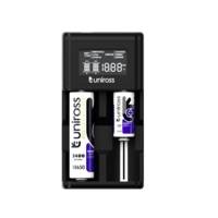 Chargeur Compact 3T LCD, Pour 1 à 2 Piles Lithium 1.2V AA et AAA - UNIROSS