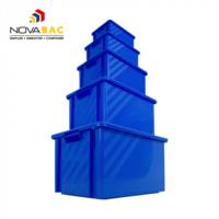 Bac de rangement NOVABAC bleu roi - Gedimat - NOVAP