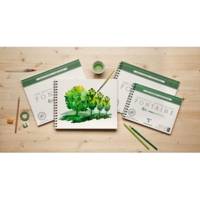 Bloc Fontaine 25 feuilles torchon 24x30 300g encollé 4 côtés - CLAIREFONTAINE