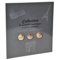 Album de collection pour 50 médailles touristiques - 25,5x28 cm - EXACOMPTA
