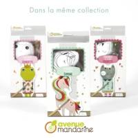 Kit Créatif Enfant - Doudou en coton Imprimé à Peindre - SIMONE LA LICORNE - AVENUE MANDARINE
