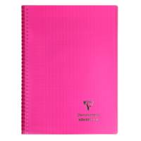 Cahier protège-cahier Koverbook Piqué Polypro A4 160 P Seyes Coloris Aléatoire - CLAIREFONTAINE