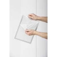 Sachet 2 Cadres DURAFRAME SUN A4 Vitrostatique Argent métallisé - DURABLE