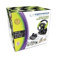 Volant Gaming High Octane avec pédales USB PC PlayStation 3 Xbox 360 - ESPERANZA
