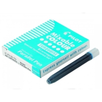 Boite de 6 cartouches d'encre pour stylo Parallel Pen Turquoise - Pilot