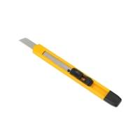 Cutter Slim 13 lames 9mm ESSSENTIAL 12,5cm Noir Jaune - DELI